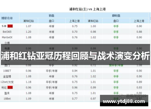 浦和红钻亚冠历程回顾与战术演变分析